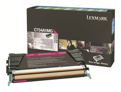 Cartouche d'encre original lexmark c734 6000 p magenta