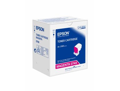 Toner laser original epson c13s050748 8800 p magenta