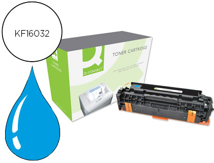 Toner laser compatible q-connect hp ce411a 2600 p cyan