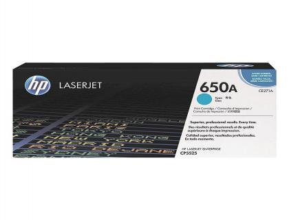 Toner laser original hp 650a 15000 p cyan