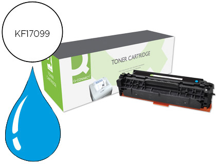 Toner laser compatible q-connect hp cf381a 2700 p cyan