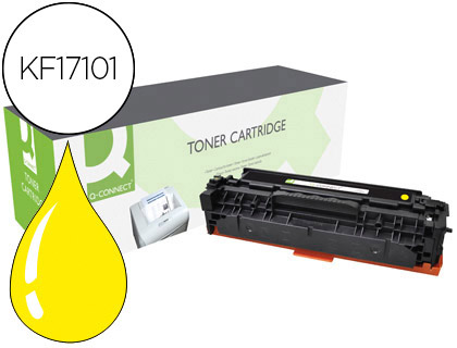 Toner laser compatible q-connect hp cf382a 2700 p jaune