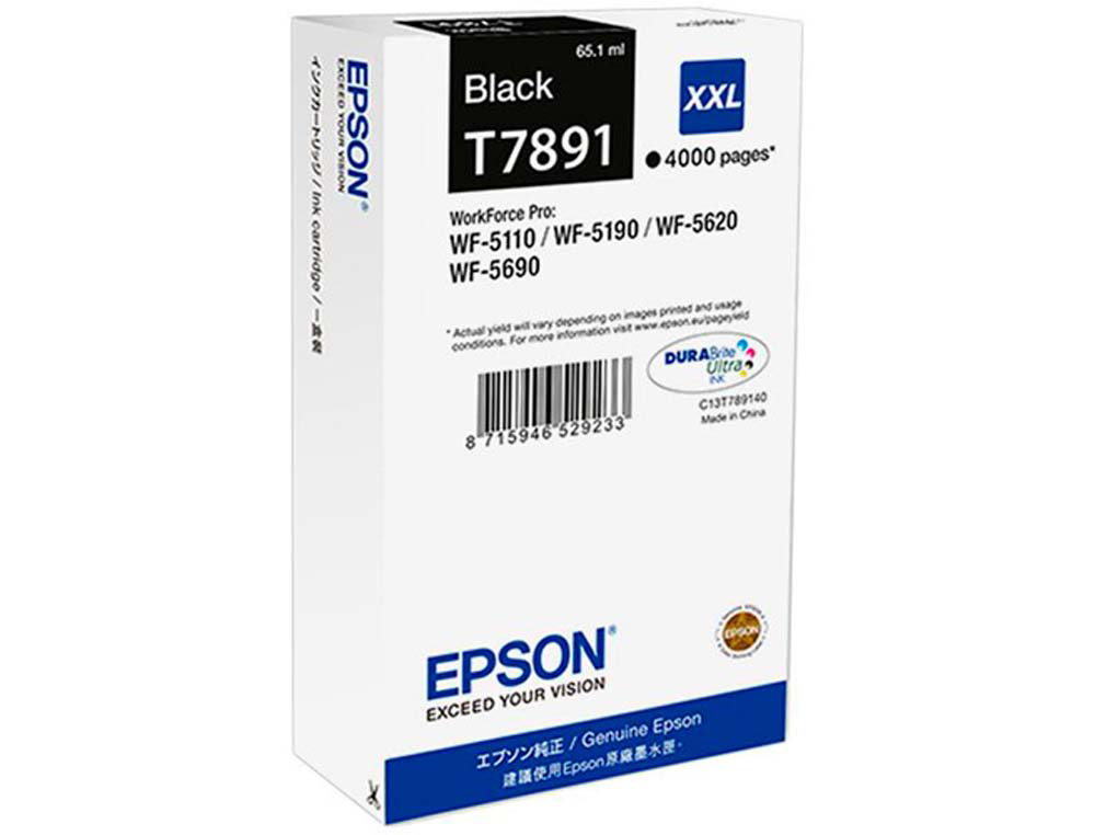 Cartouche d'encre original epson c13t789140 4000 p noir