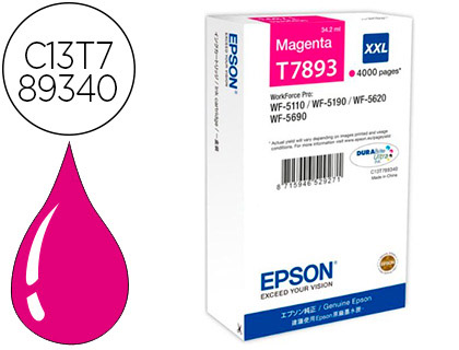 Cartouche d'encre original epson c13t789340 4000 p magenta