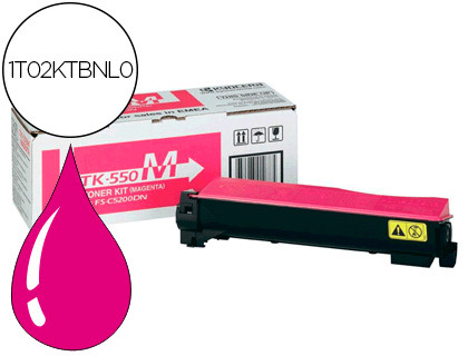Toner laser original kyocera tk-580m 2800 p magenta
