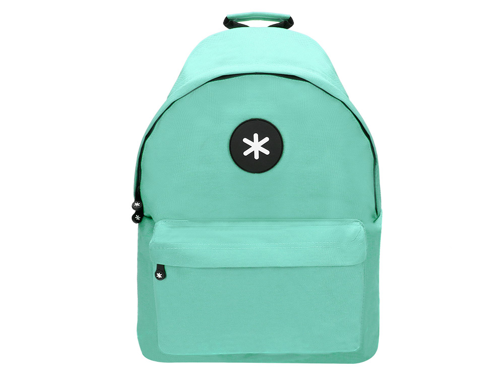 Sac dos antartik 1 comp ordinateur portable 14,1" 1   poches exterieures            310x160x410mm vert menthe