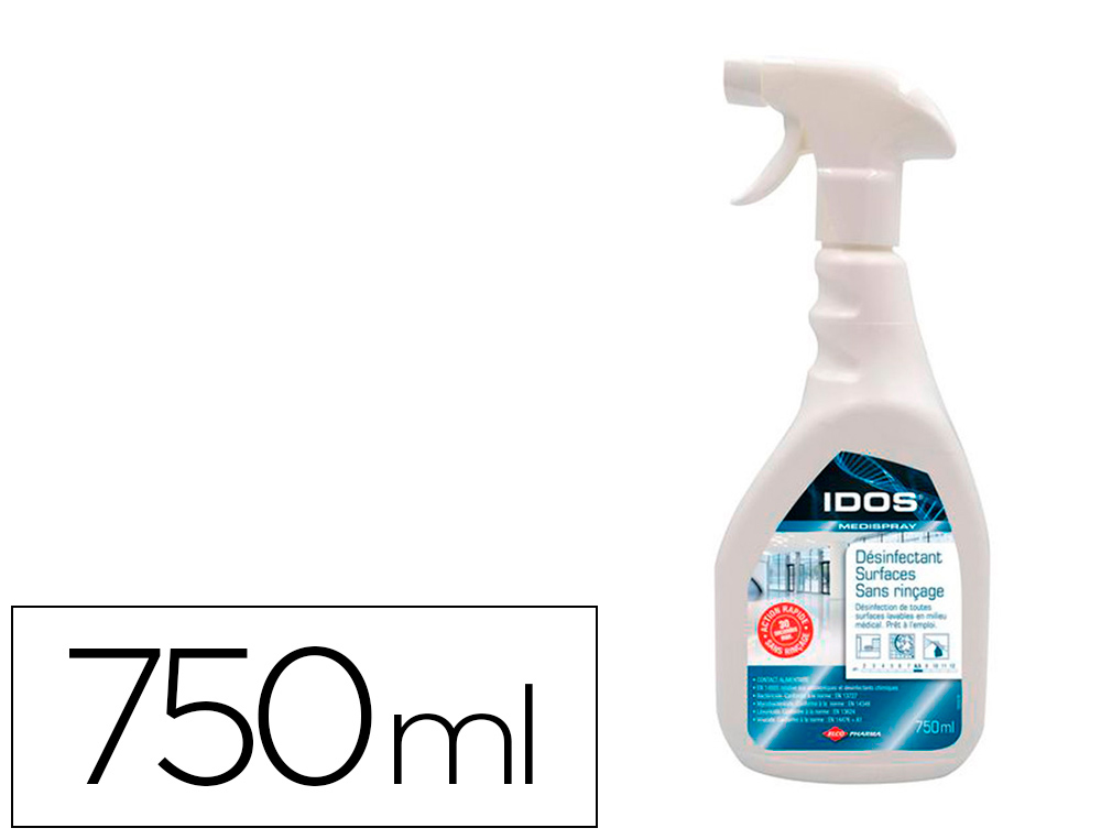Desinfectant de surfaces coldis sans rincage medical   spray 750ml