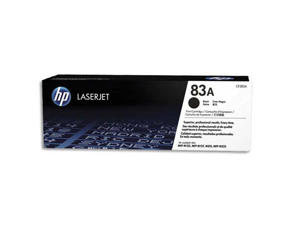 Toner laser original hp cf283a 1500 p noir