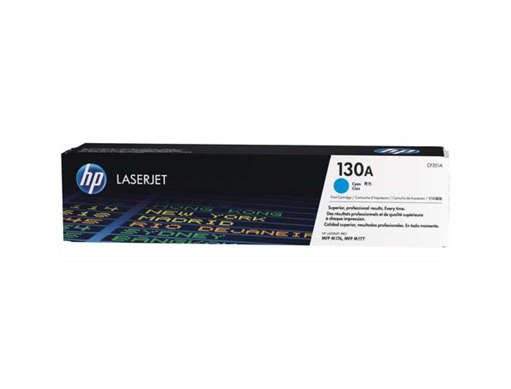 Toner laser original hp cf350a 1300 p cyan