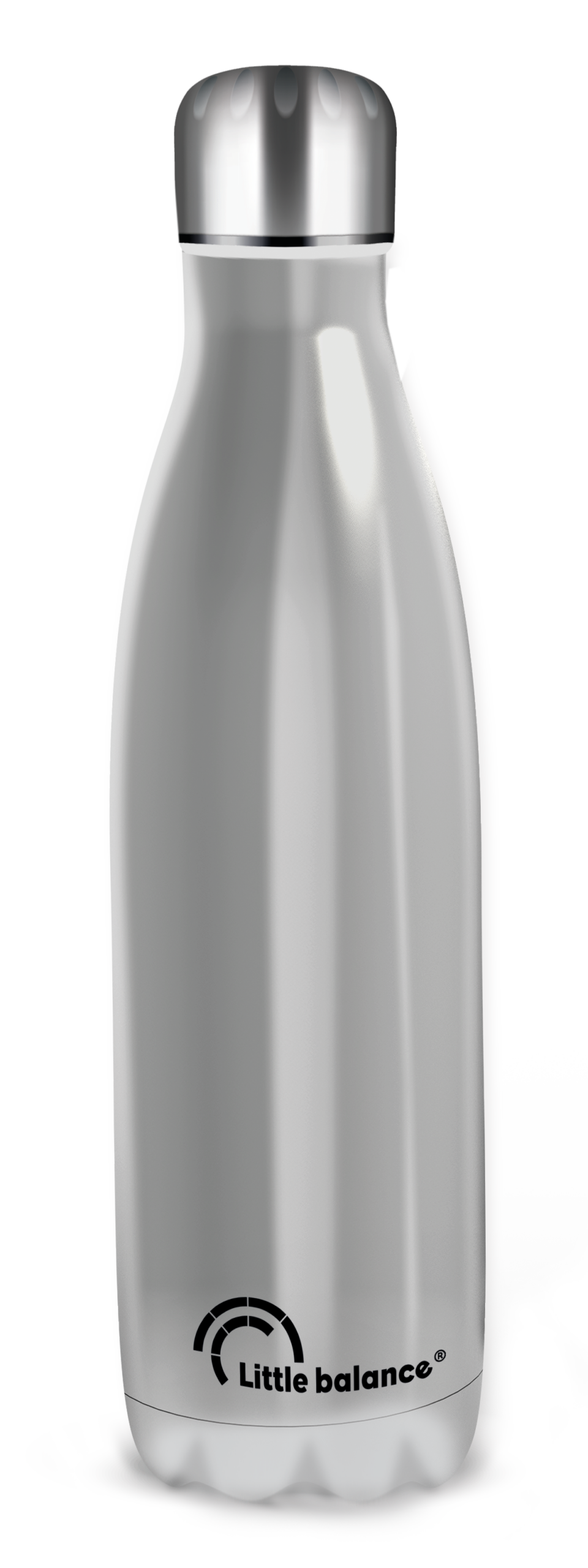 Bouteille isotherme inox brillant double parois        thermique incassable 500 ml