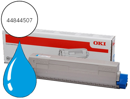 Toner laser original oki c831 10000 p cyan