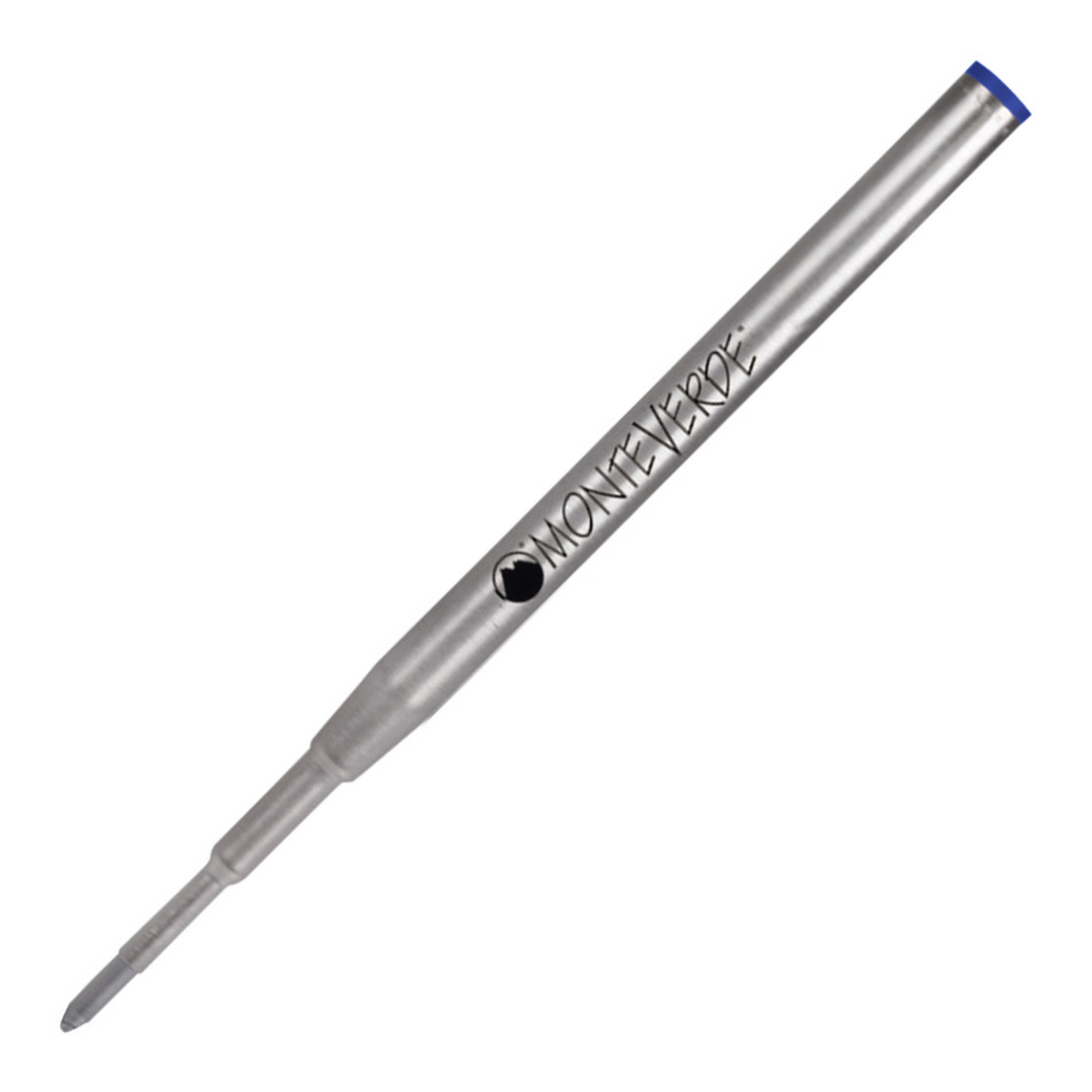 Recharge stylo-bille carpentras type mont blanc    bleu. blister de 2