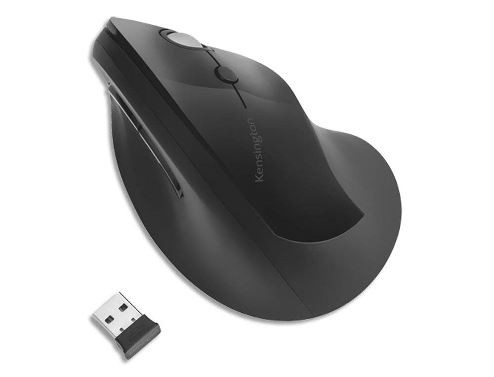 Souris kensington sans fil design vertical ergonomique   por fit 2,4gh. 4 boutons
