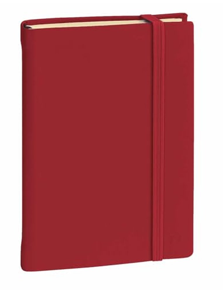 Carnet de note quo vadis 15 lignes silk bordeaux          elastique. 192 pages format   10x15cm