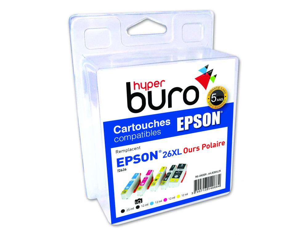 Cartouche d'encre original epson pack de 5