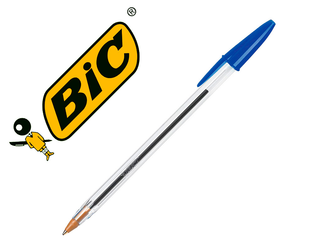 Recharge bic cristal original pointe moyenne bleu