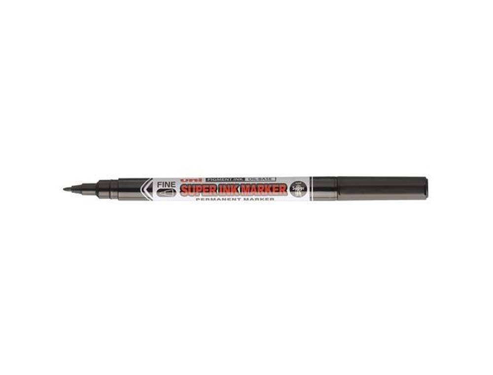 Marqueur permanent uniball super ink marker pointe fine  couleur noir