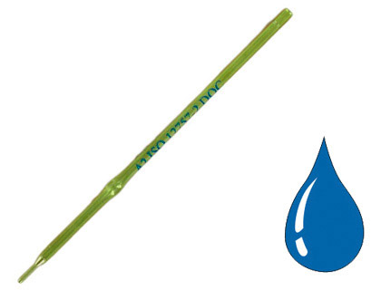 Recharge universelle stylo-bille 107mm métal largeur moyenne coloris bleu