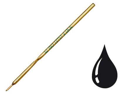 Recharge universelle stylo-bille 107mm métal largeur moyenne coloris noir