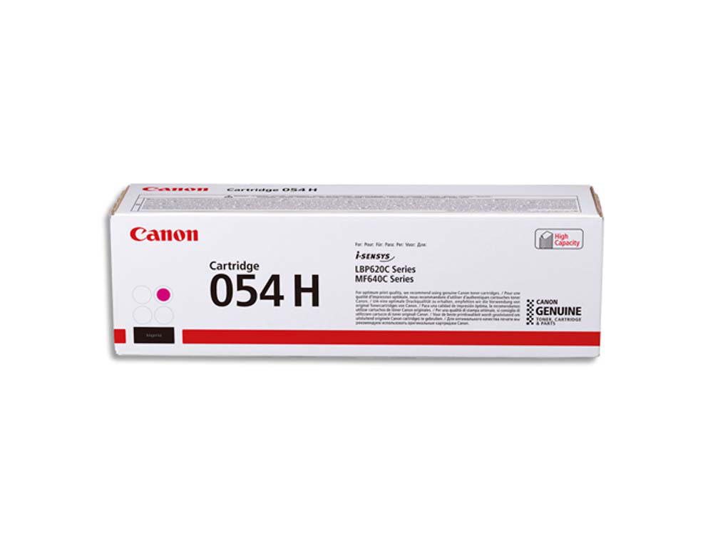 Toner laser original canon 054h 2300 p magenta