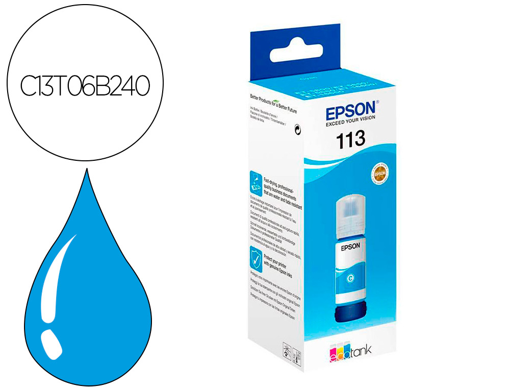 Cartouche d'encre original epson t113 6000 p cyan