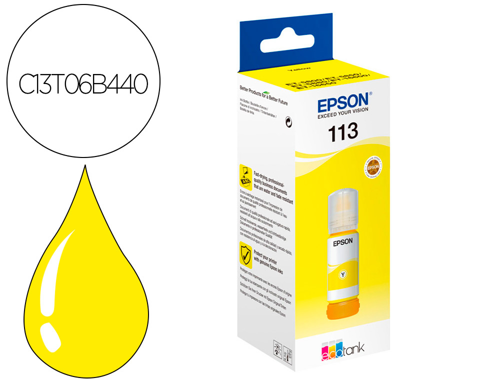 Cartouche d'encre original epson t113 6000 p jaune