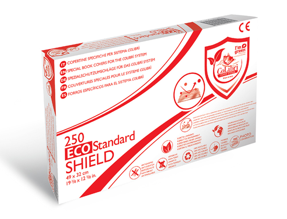 Couverture de livres colibri eco shield big 85 microns 125 feuilles