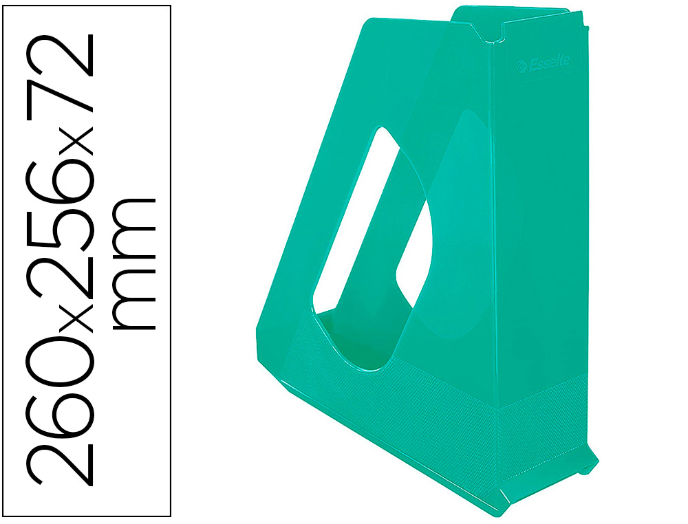 Porte-revues esselte colour'breeze a4 translucide  couleur vert