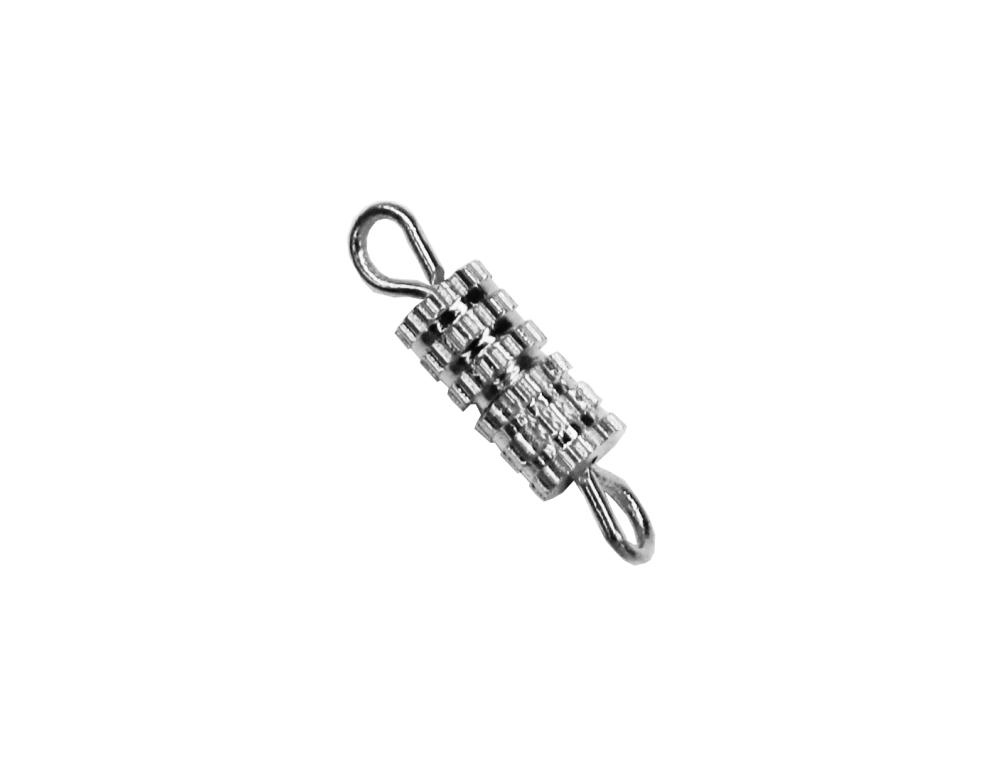 Fermoirs bijoux sodertex argent   vis - 4 x 15 mm - 20 pcs - 1 coloris