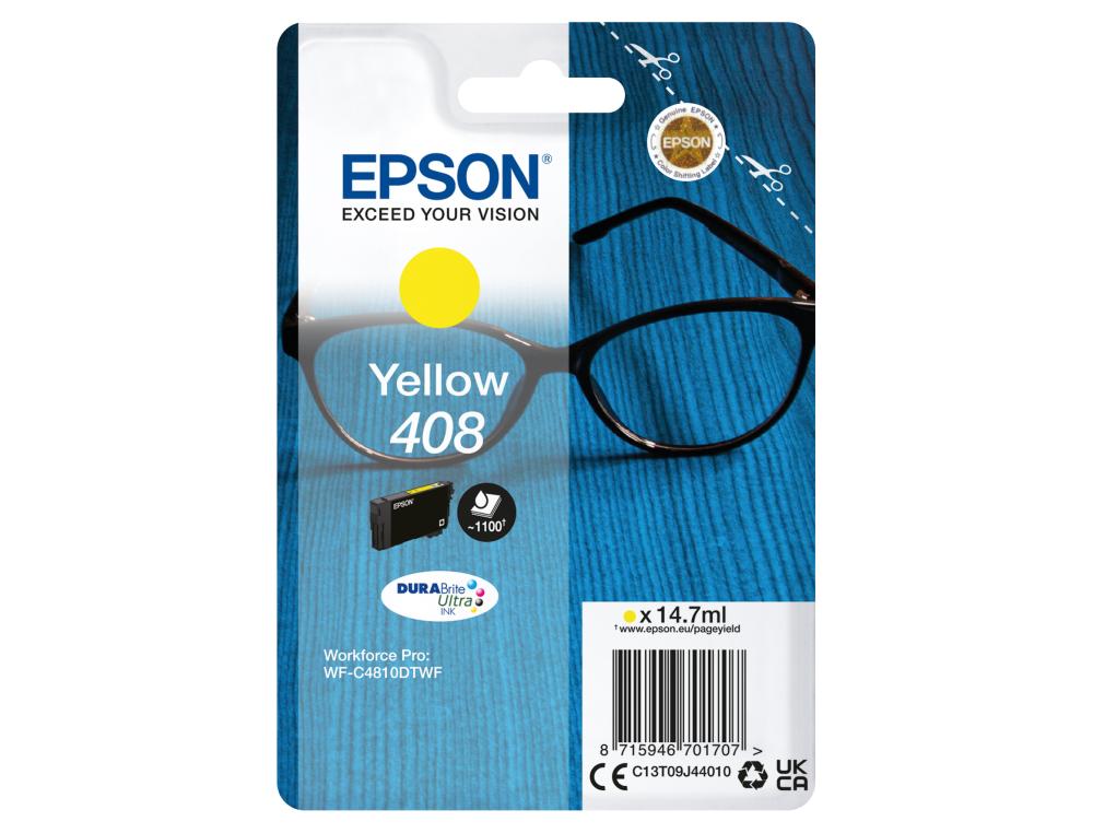 Cartouche d'encre original epson 408 1100 p jaune