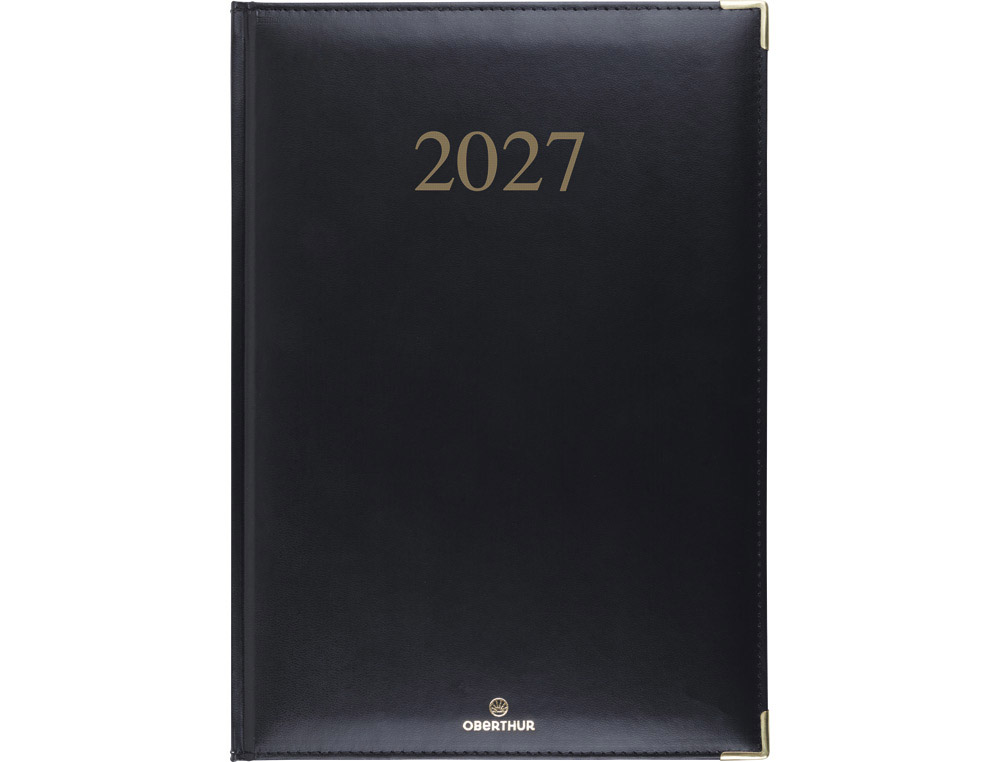 Agenda oberthur semainier kiev30 fsc 1 semaine/2 pages      21x29,7 cm 128p coloris noir