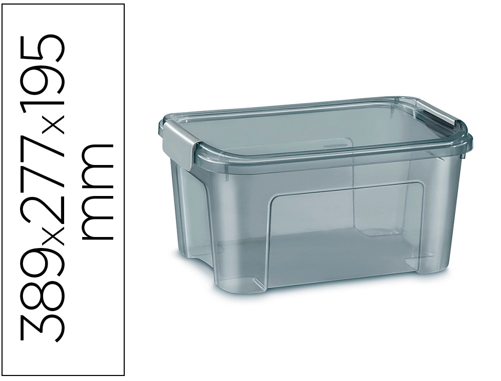 Boite de rangement cep polypropyl ne                 38,9x27,7x19,5cm contenance   13l