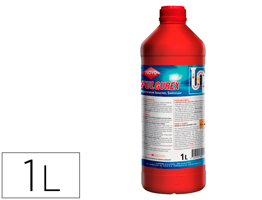 Deboucheur liquide novo fulgurex  1 litre