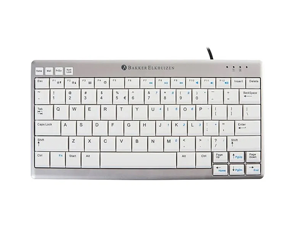 Clavier bakker compact ultraboard 950 sans fil  gris