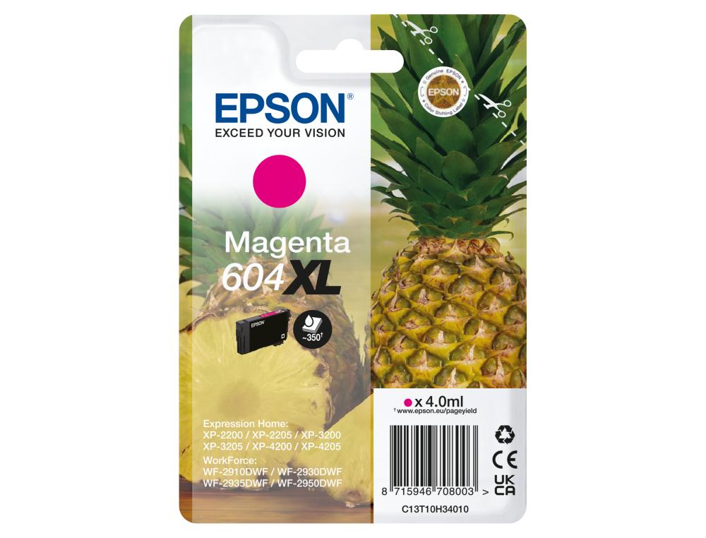 Cartouche d'encre original epson 604xl 500 p magenta