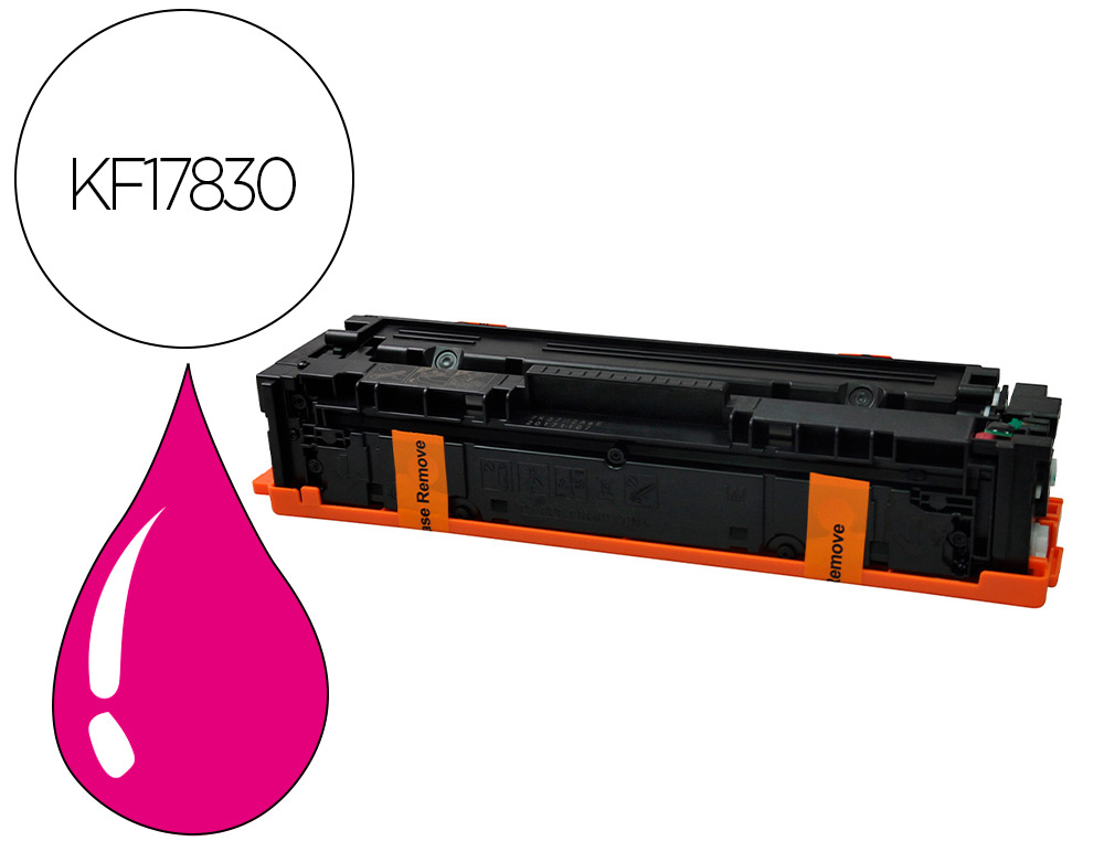 Toner laser compatible q-connect canon 623 2300 p magenta