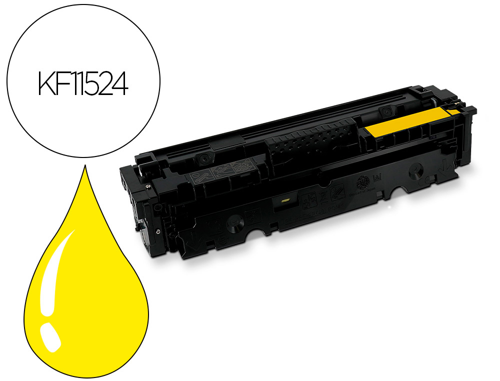 Toner laser compatible q-connect hp w2032a/415a 2100 p jaune