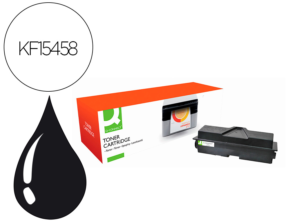 Toner laser compatible q-connect kyocera tk-170 7200 p noir