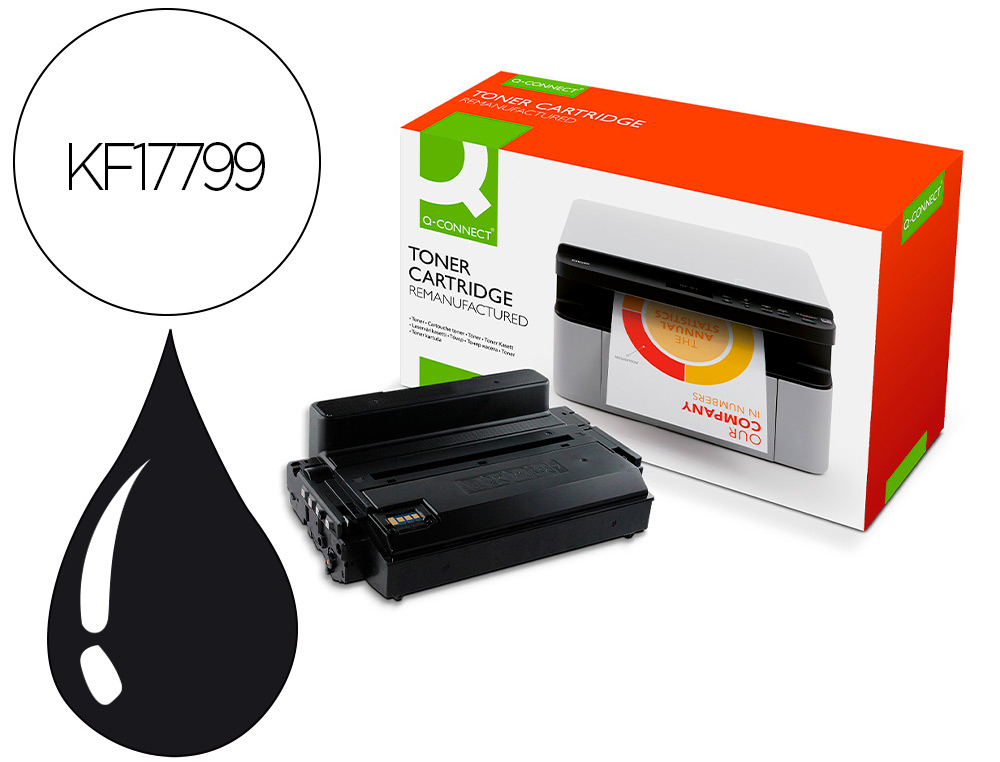Toner laser compatible q-connect samsung mlt-d203e 10000 p