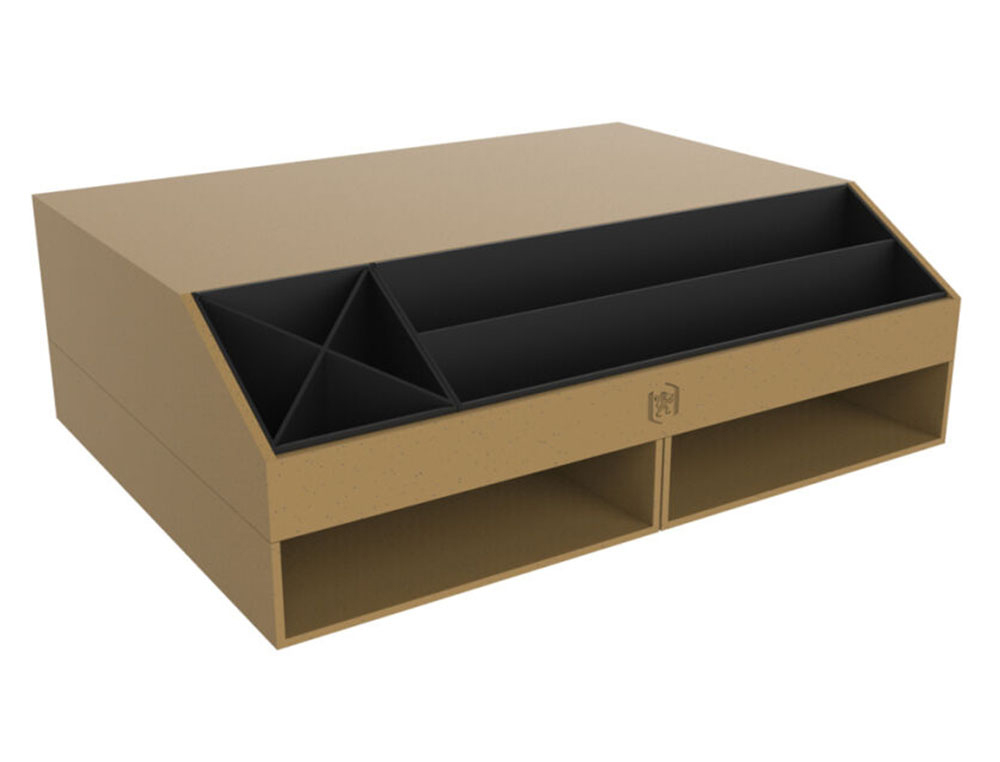 Support ecran savana oxford reglable 2 compartiments      carton recycle