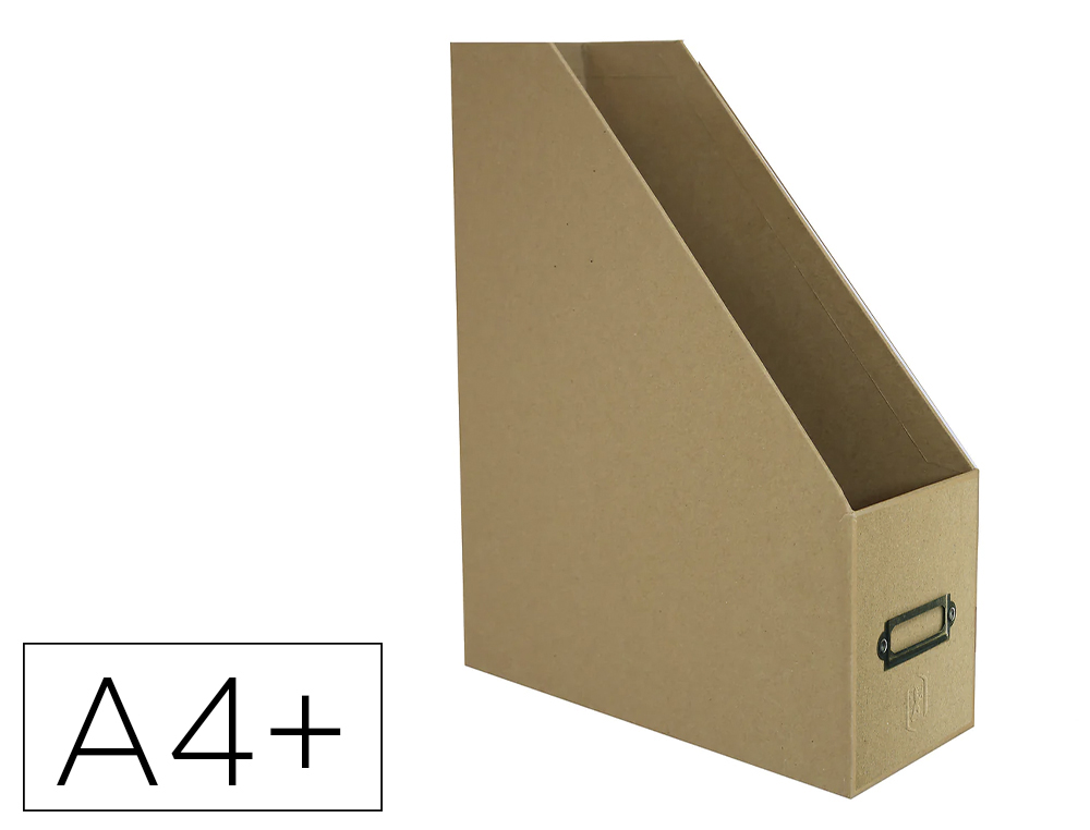 Porte revue savana oxford a4+ dos de 10 cm porte etiquettes carton recycle
