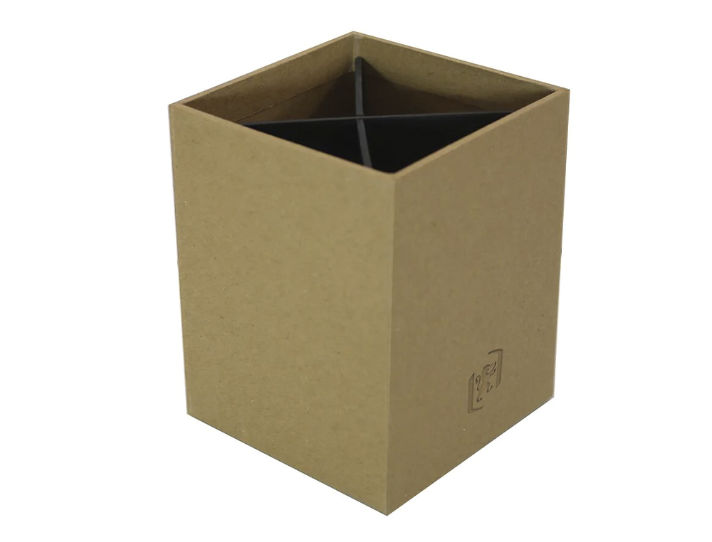 Pot a crayons savana oxford 4 compartiments carton recycle