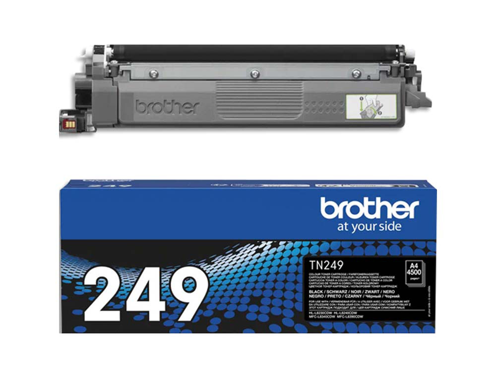Toner laser original brother tn249bk 4500 p noir