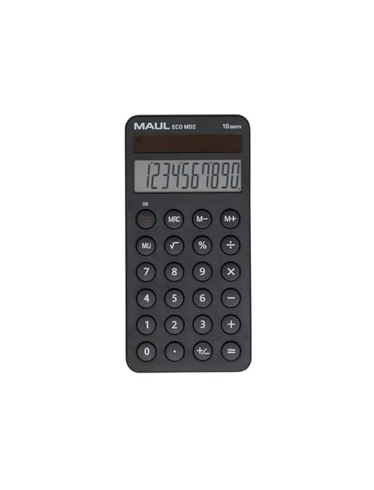 Calculatrice maul bureau eco md 2 10 chiffres ecran 1      ligne memoire 3 touches       touche pourcentage racines