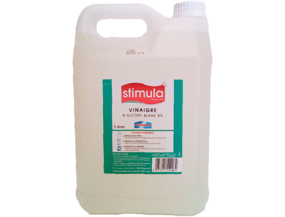 Vinaigre alcool coldis blanc 8%  bidon 5l
