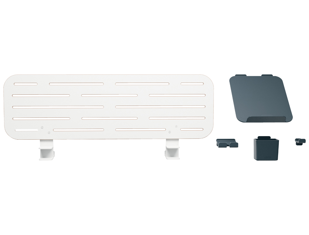 Organiseur leitz bureau et support portable 80x25cm      coloris blanc