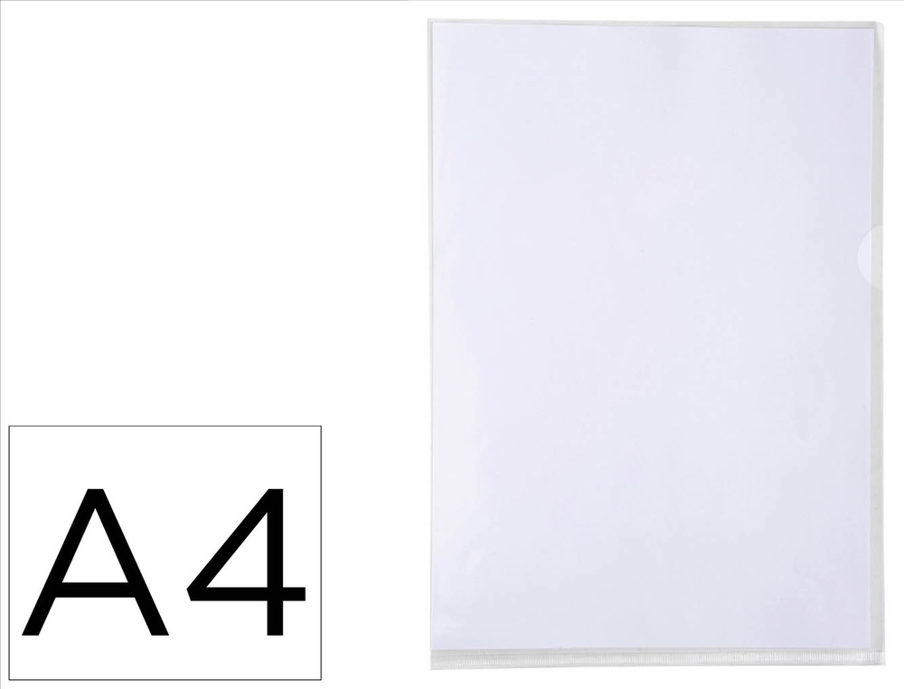 Pochette coin exacompta a4 pvc cristal 13/100eme paquet  10 unites
