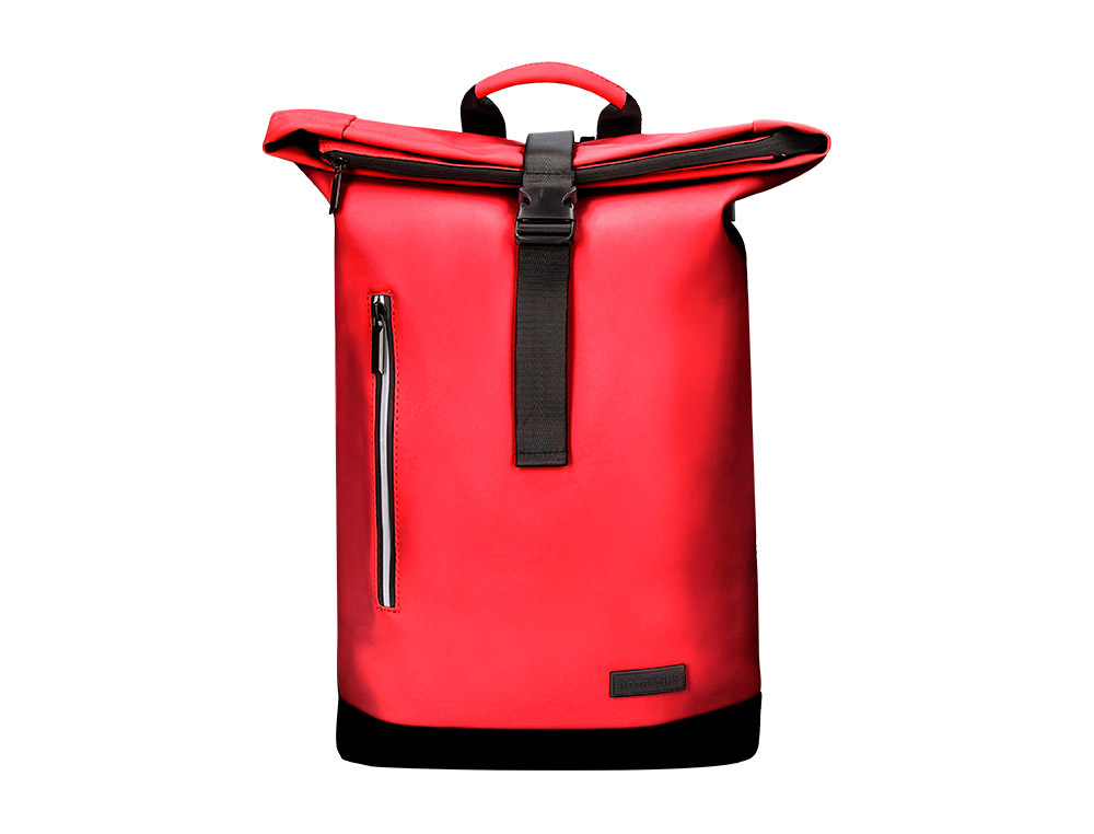 Sac a dos antartik roll up waterproof 480x130x280mm      coloris rouge grenat