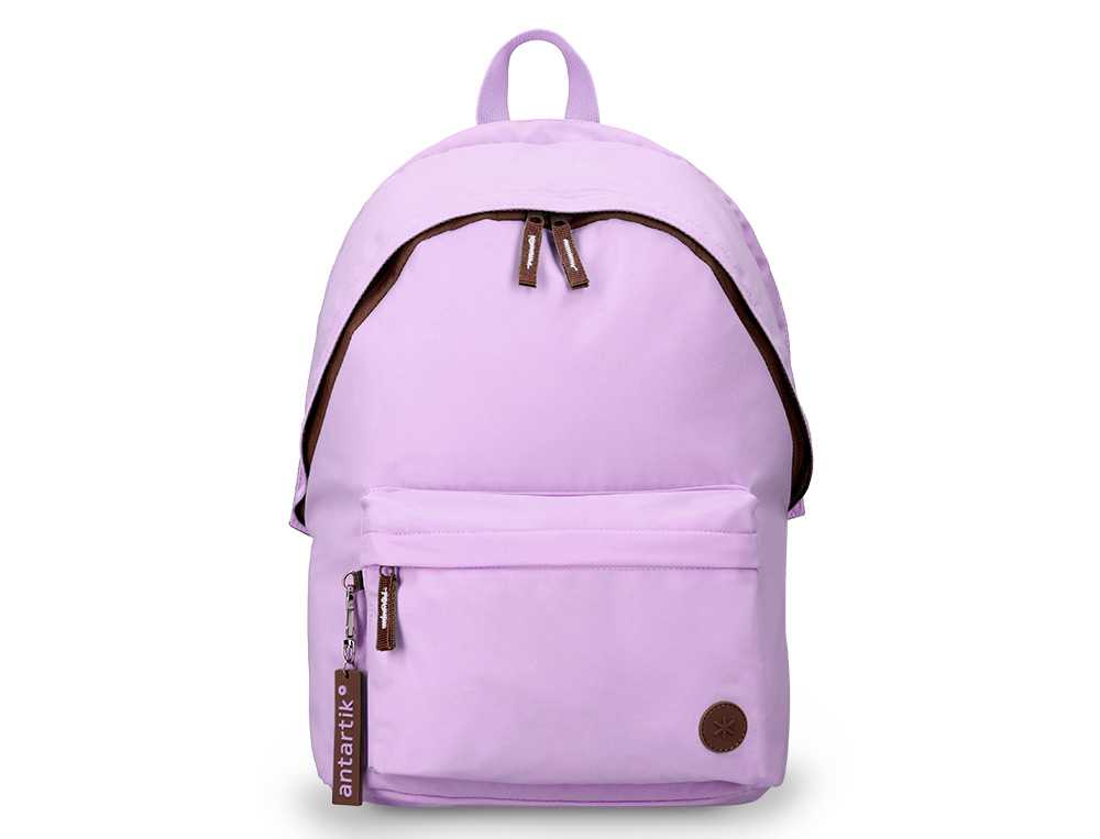 Sac a dos antartik 1 compartiment modele basic     pack 20l 420x160x300mm        coloris lilas