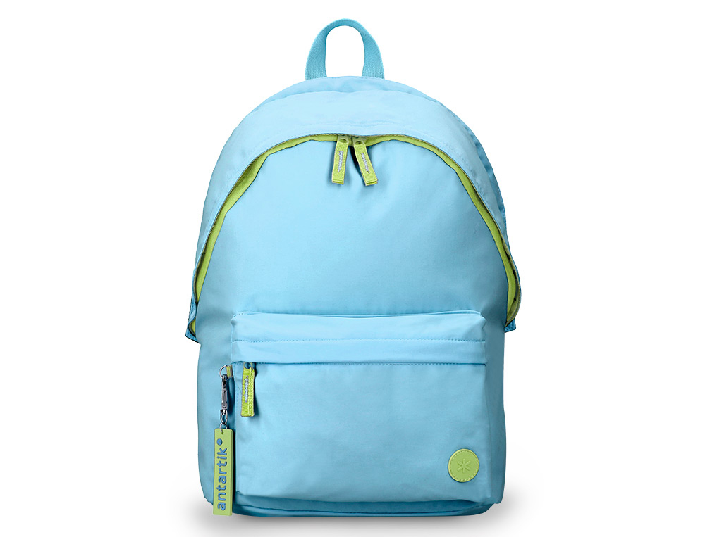 Sac a dos antartik 1 compartiment modele basic     pack 420x160x300mm coloris    turquoise